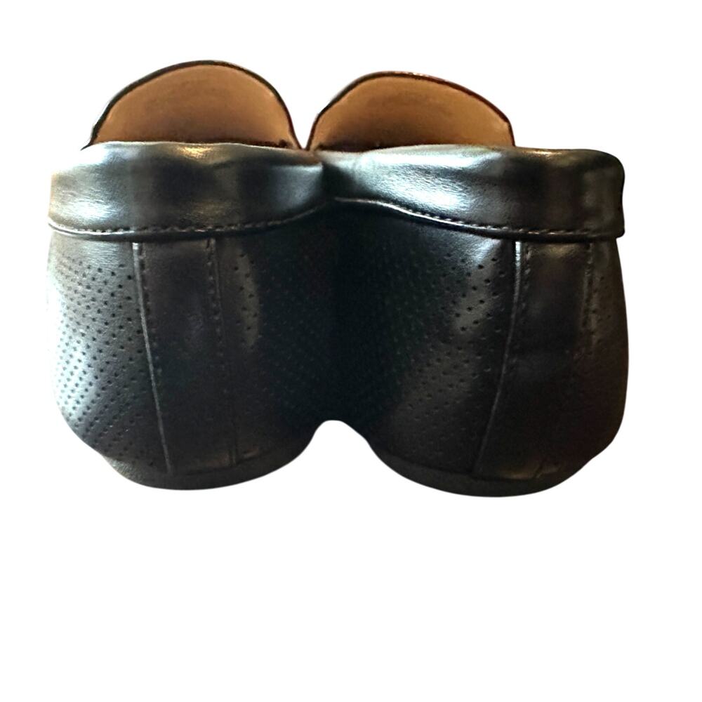 Journee Collection Women’s Loafers 10W Black‎ Moc Toe Slip-On Driving Shoes NIB - Picture 6 of 8